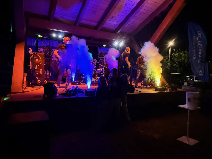 The Mood Kings performing live