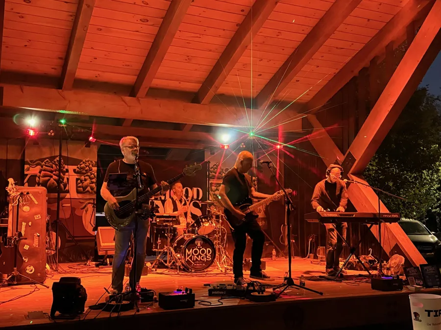 The Mood Kings performing live